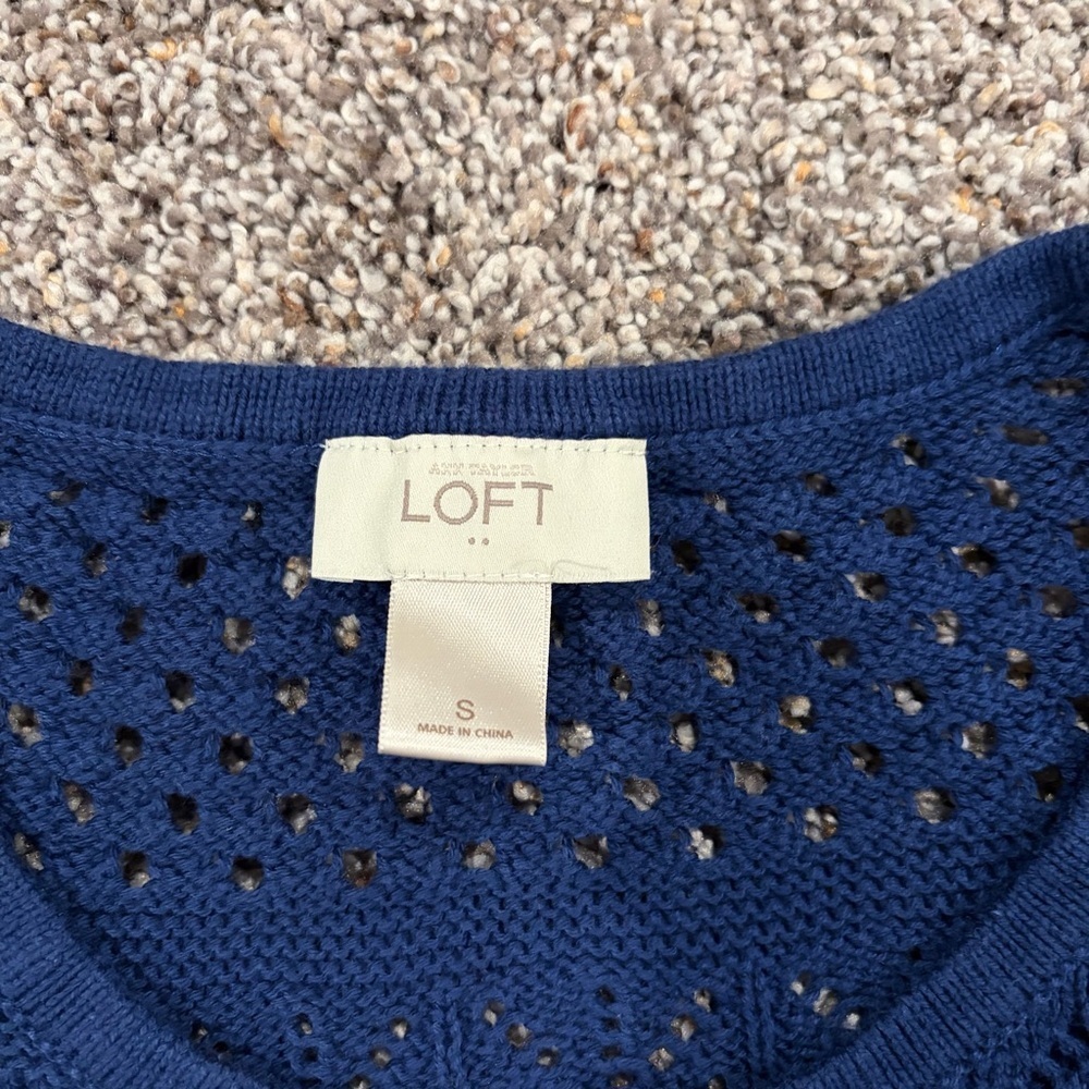 Loft Blue Sweater - Picture 2 of 4